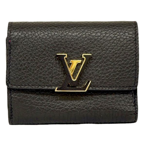 1 Louis Vuitton Portefeuille Capucines XS Noir Trifold Wallet