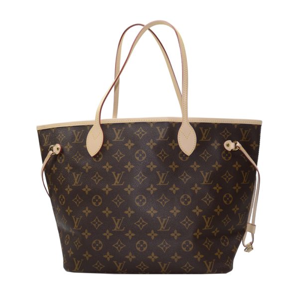 1 Louis Vuitton Neverfull MM Monogram Canvas Shoulder Bag