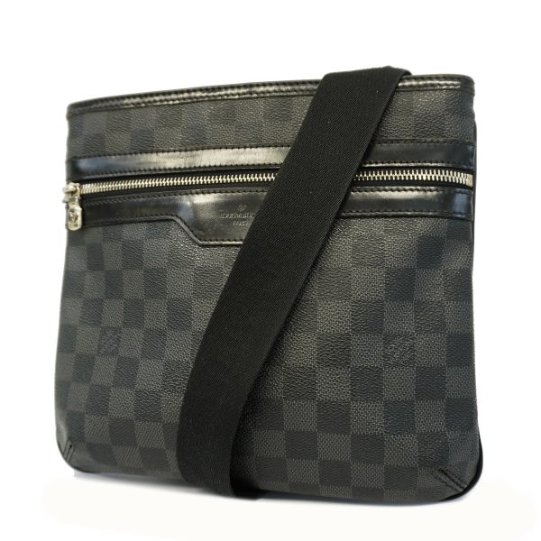 1 Louis Vuitton Damier Graphite Thomas Crossbody Bag Black