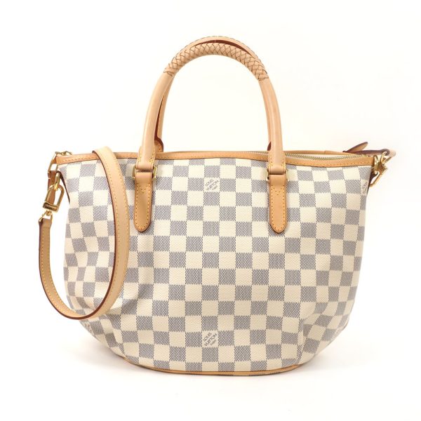 1 Louis Vuitton Riviera PM Damier Azur Tote Bag Shoulder Bag