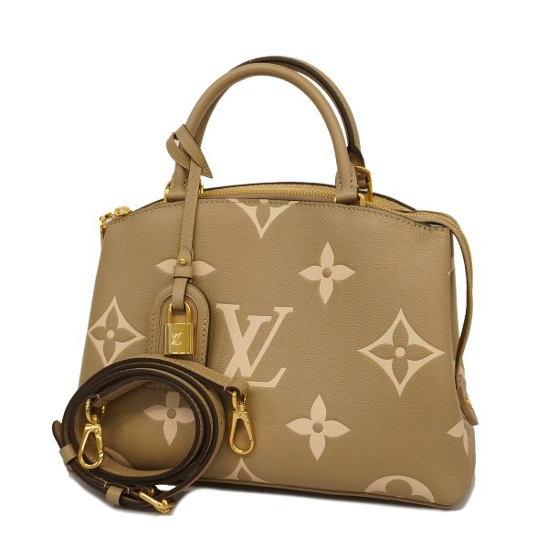 1 Louis Vuitton Monogram Emplant Petit Palais PM Creme