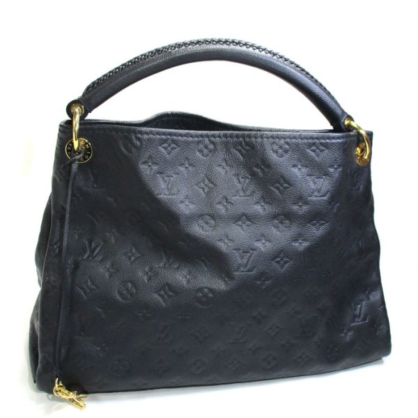 1 Louis Vuitton Artsy MM Hobo Implant Infini Black