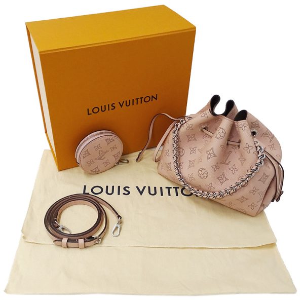 10 Louis Vuitton Girolata Monogram Mahina Shoulder Bag Pink