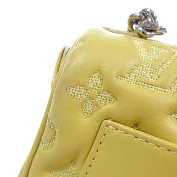 10 Louis Vuitton Pochette Monogram Chain Shoulder Bag Jaune Yellow