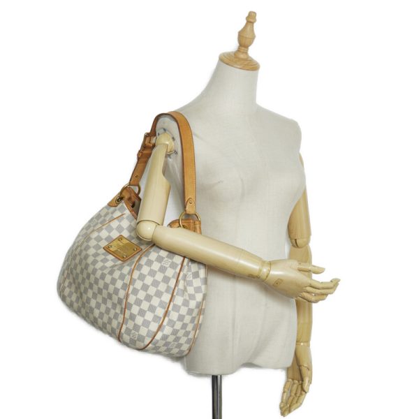 10 Louis Vuitton Damier Azur Galliera PM Shoulder Bag White