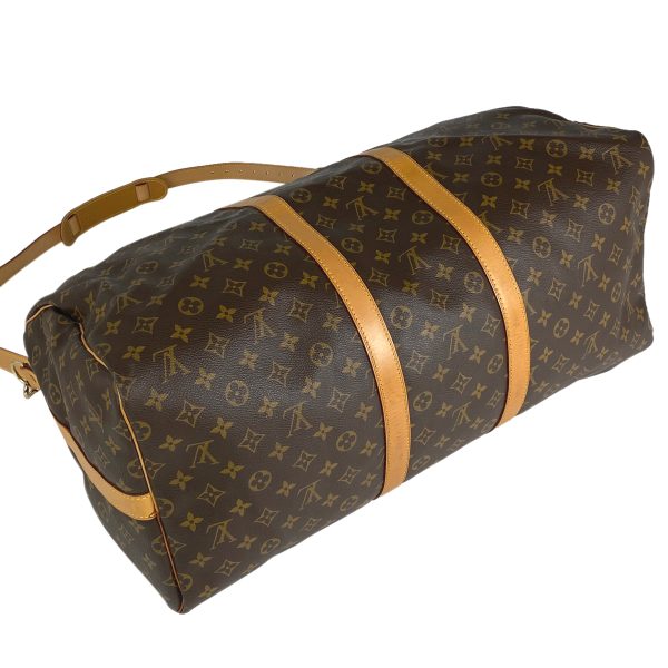 1000051868245 12 Louis Vuitton Keepall Bandouliere 55 Boston Bag Monogram