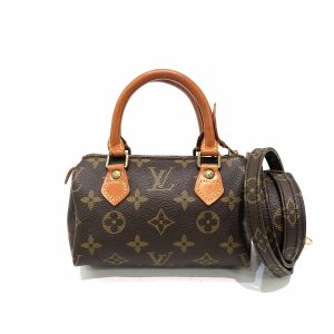 100303080a300056 1 Louis Vuitton Dauphine MM Shoulder Bag Leather Taurillon Blue Beige