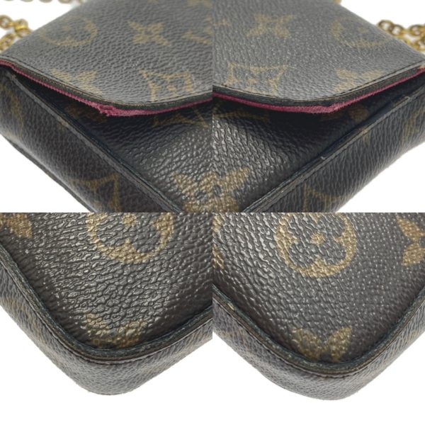 1017003848514 8 Louis Vuitton Monogram Pochette Felicie Shoulder Bag