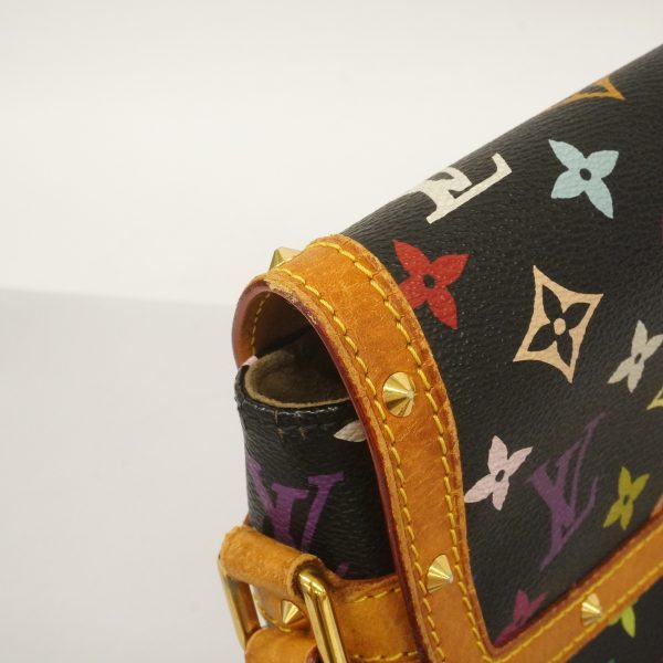 11 Louis Vuitton Shoulder Bag Monogram Multicolor Sologne Noir