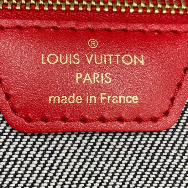 12 Louis Vuitton Neverfull MM Blue Tote Bag