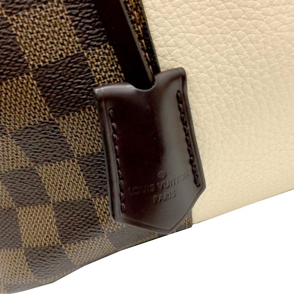 12 Louis Vuitton Jersey Damier Creme Shoulder Bag Brown