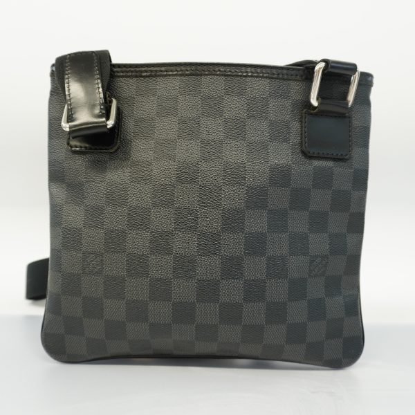 12 Louis Vuitton Damier Graphite Thomas Crossbody Bag Black