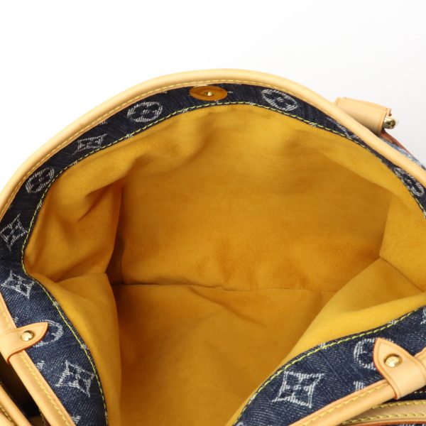 12311062 6 Louis Vuitton Monogram Denim Porte Epaule Raye GM Shoulder Bag