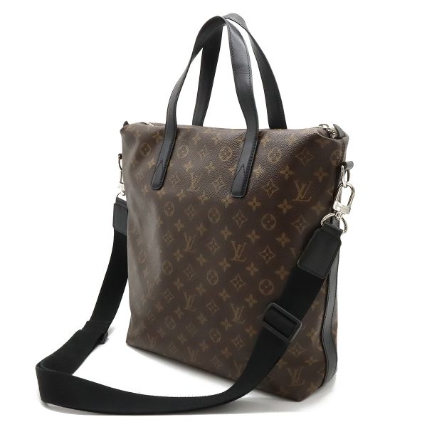 12320112 2 Louis Vuitton Monogram Macassar Kitan Leather Tote Bag