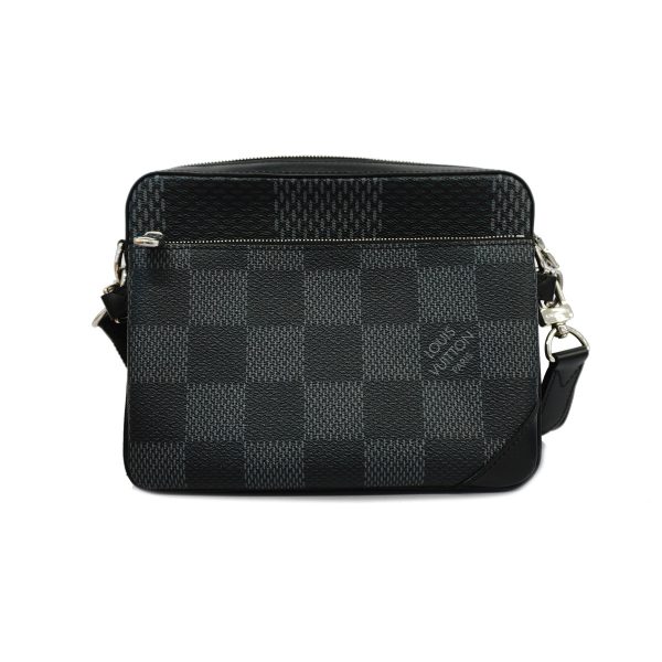 1602184 1993 9 Louis Vuitton Shoulder Bag Damier Graphite 3D Trio Messenger