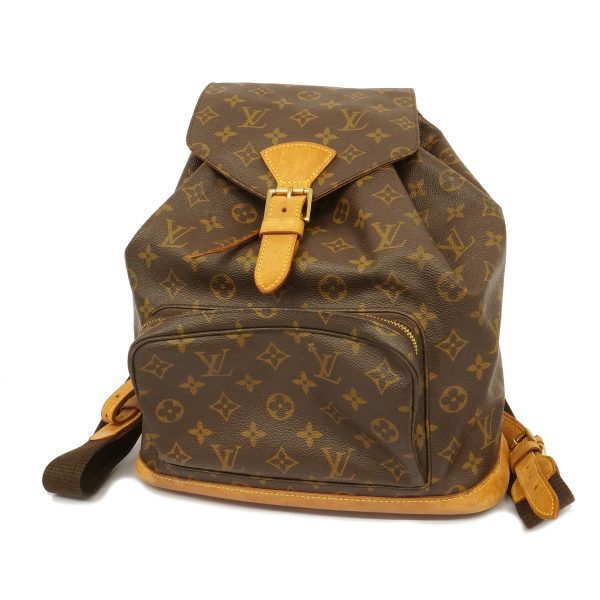 1603212 1993 1 Louis Vuitton Monogram Montsouris GM Rucksack Bag Backpack Brown