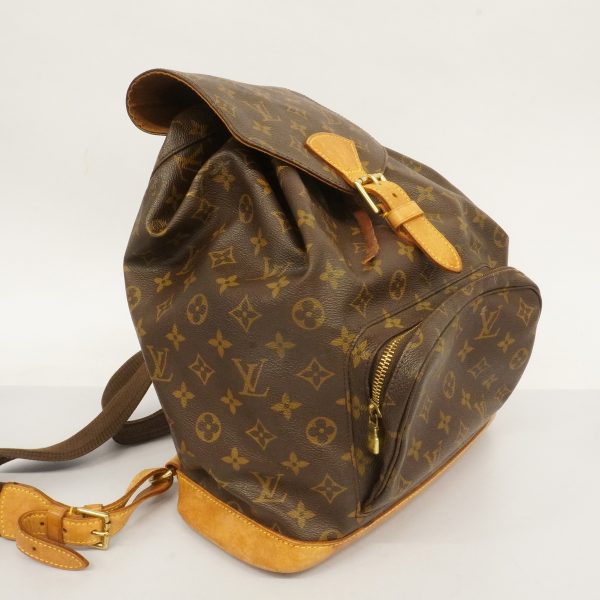 1603212 1993 2 Louis Vuitton Monogram Montsouris GM Rucksack Bag Backpack Brown