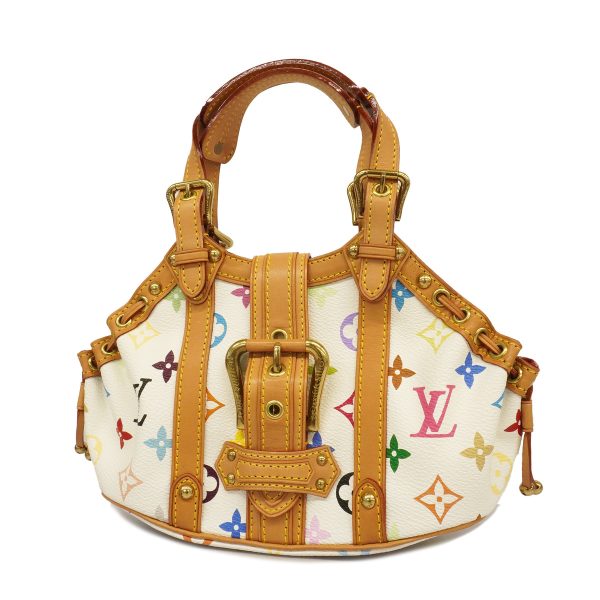 1603233 1993 1 Louis Vuitton Handbag Monogram Multicolor Theda PM White