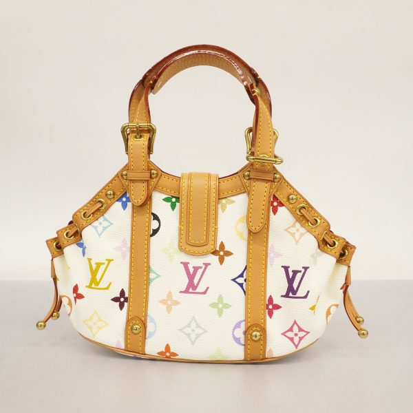 1603233 1993 8 Louis Vuitton Handbag Monogram Multicolor Theda PM White