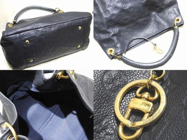 2 Louis Vuitton Artsy MM Hobo Empreinte Noir Black