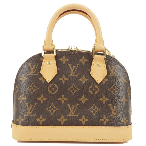 2 Louis Vuitton Monogram Alma BB 2WAY Bag Handbag Shoulder Bag