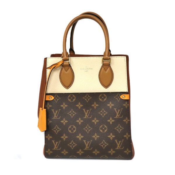 2 Louis Vuitton Fold Tote Monogram Shoulder Bag