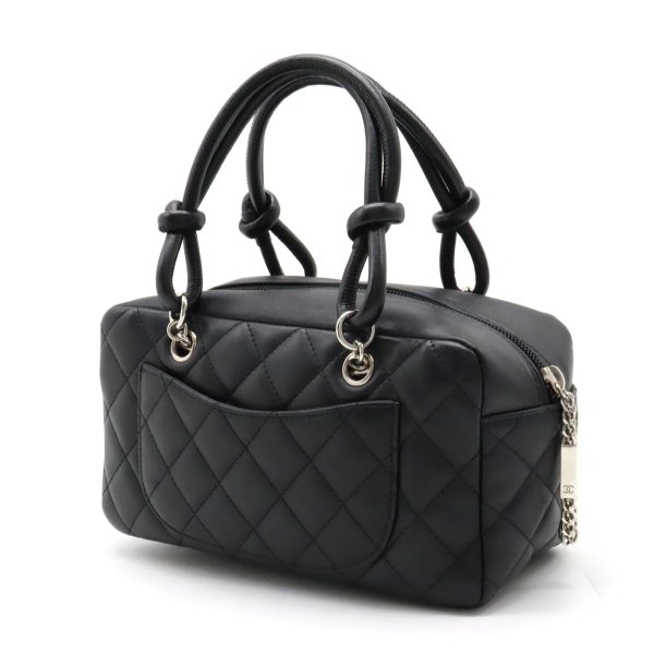 2 Chanel Cambon Line Mini Bowling Handbag