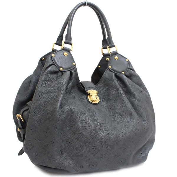 2 Louis Vuitton Mahina XL Shoulder Bag Gray Monogram