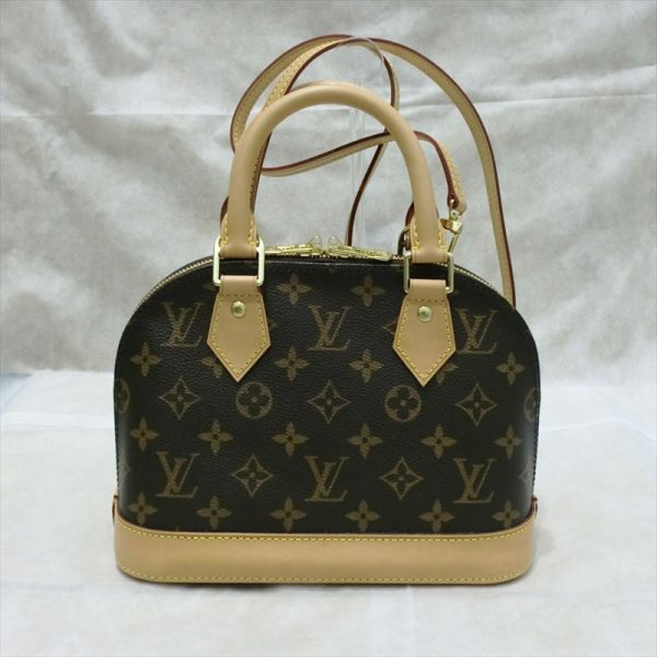 2 Louis Vuitton Louis Vuitton Handbag Monogram Alma BB Marron Gold