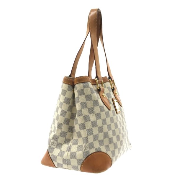 2 Louis Vuitton Hampstead PM Tote Bag Azure Damier Canvas