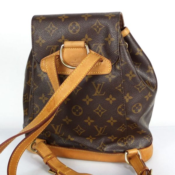 2 Louis Vuitton Montsouris MM Backpack Rucksack Monogram