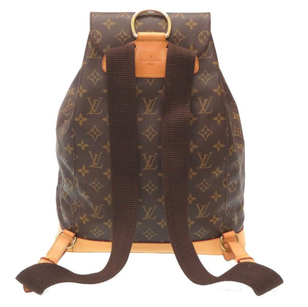 2 Louis Vuitton Monogram Montsouris GM Rucksack Backpack Bag