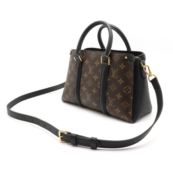 2 Louis Vuitton Monogram Soufflot NV BB Shoulder Bag Noir Black