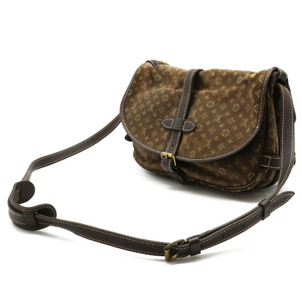 2 Louis Vuitton Monogram Minilan Saumur 30 Shoulder Bag Canvas Ebene