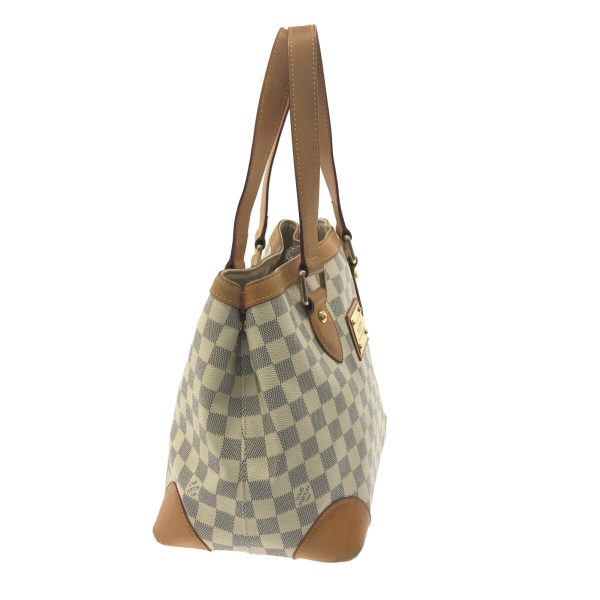 2 Louis Vuitton Hampstead PM Tote Bag Azure Damier Canvas