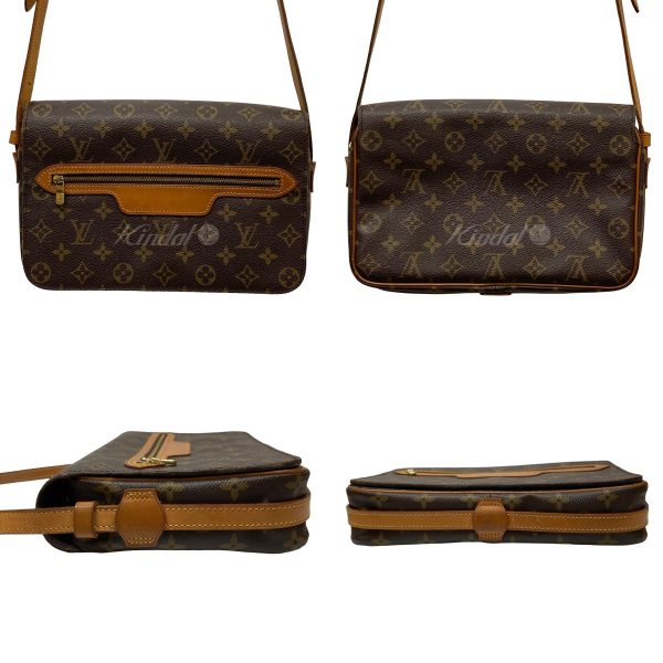 2 Louis Vuitton Saint Germain 28 Monogram Shoulder Bag Brown