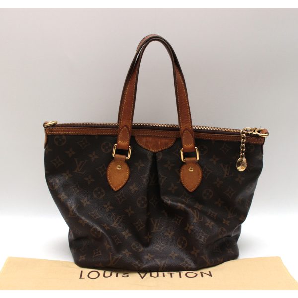 2 Louis Vuitton Palermo PM Monogram Handbag Brown