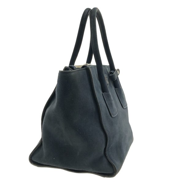 2 Prada Tote Bag Dark Navy Suede