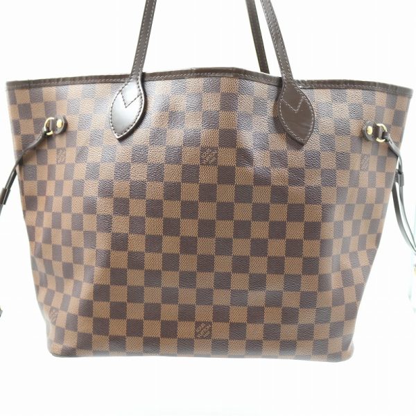 2 Louis Vuitton Neverfull MM Damier Tote Bag