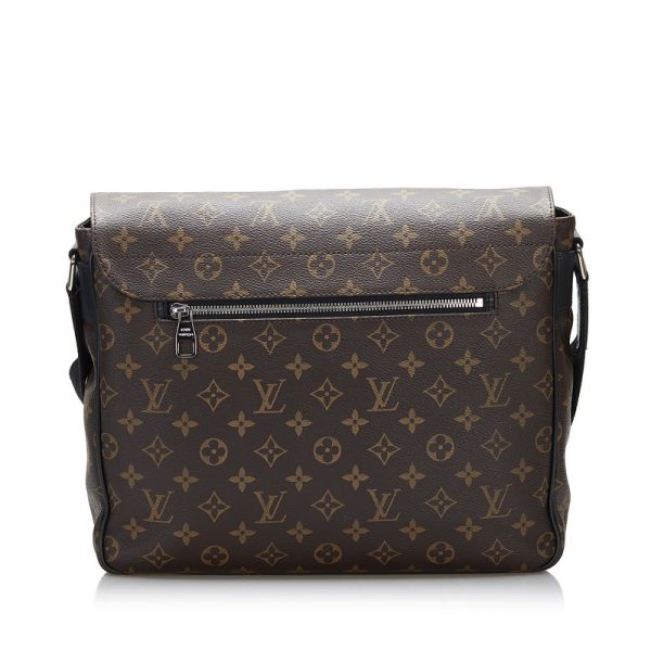 2 Louis Vuitton Monogram Macassar Christopher Messenger Crossbody Bag