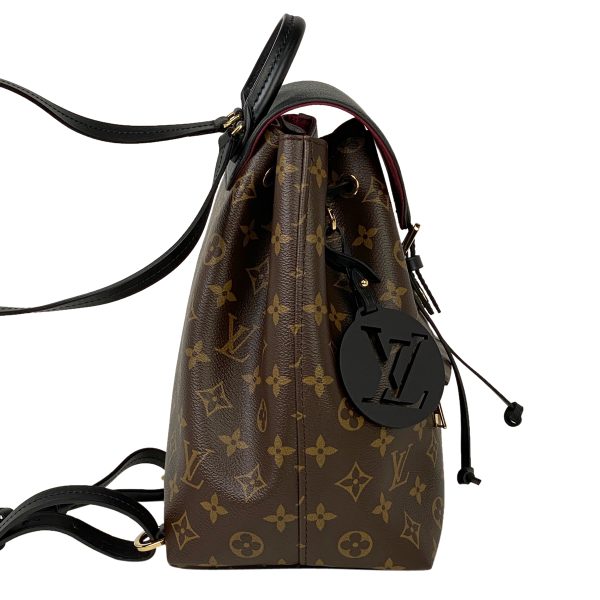 2 Louis Vuitton Montsouris PM Backpack Daypack Rucksack Monogram Brown