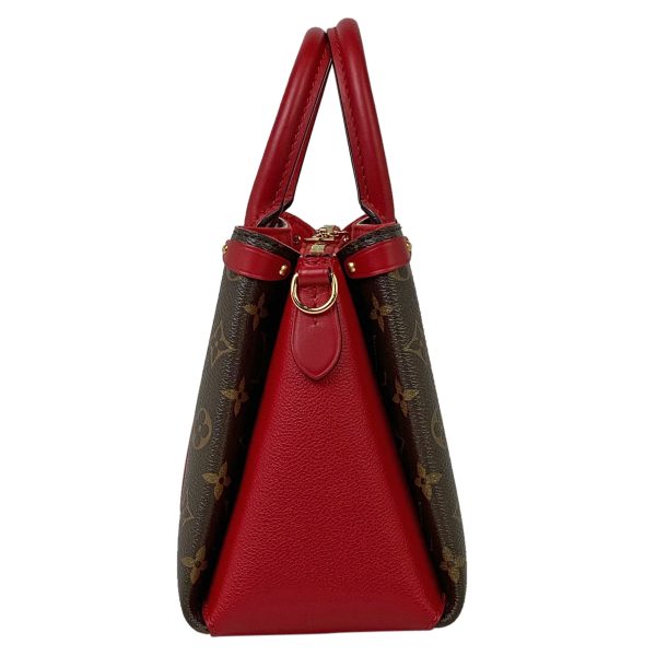 2 Louis Vuitton Soufflot NV BB Shoulder Bag Monogram Cerise Red