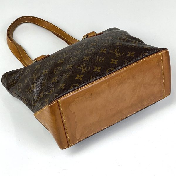 2 Louis Vuitton Piano Tote Shoulder Bag Monogram Brown