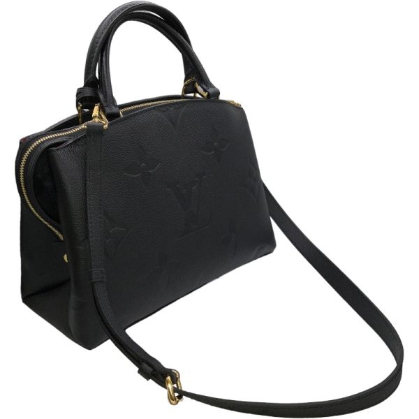 2 Louis Vuitton Petit Palais Monogram Implant Black