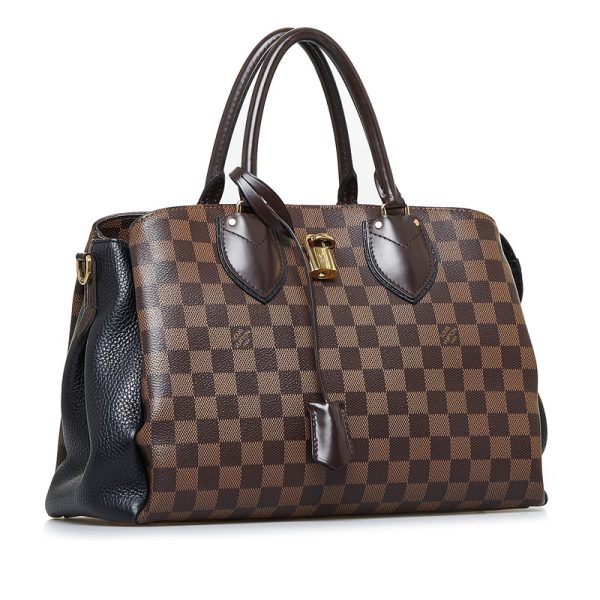 2 Louis Vuitton Damier Ebene Normandy Shoulder Bag Black