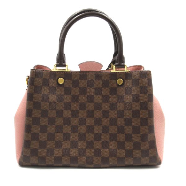 2 Louis Vuitton Brittany Shoulder Bag Pvc Coated Canvas Damier