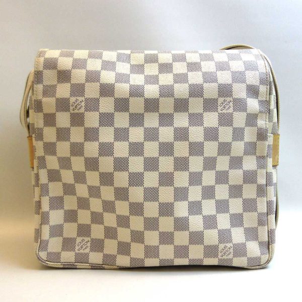 2 Louis Vuitton Bag Naviglio Damier Azur Shoulder Bag