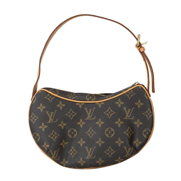 2 Louis Vuitton Pochette Croissant Monogram Brown One Shoulder Bag