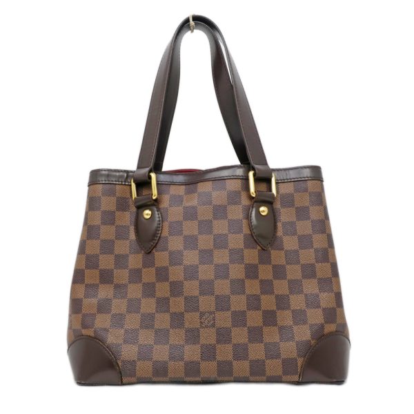 2 Louis Vuitton Hampstead PM Tote Bag Handbag Damier Dark Brown