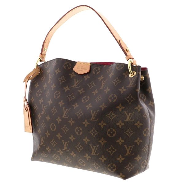 2 Louis Vuitton Bag Shoulder Bag Monogram Canvas Graceful PM Monogram